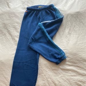 AVIATOR NATION RARE BLUE STRIPE SWEATPANTS